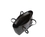Bolso tote Quinn grande de piel granulada black